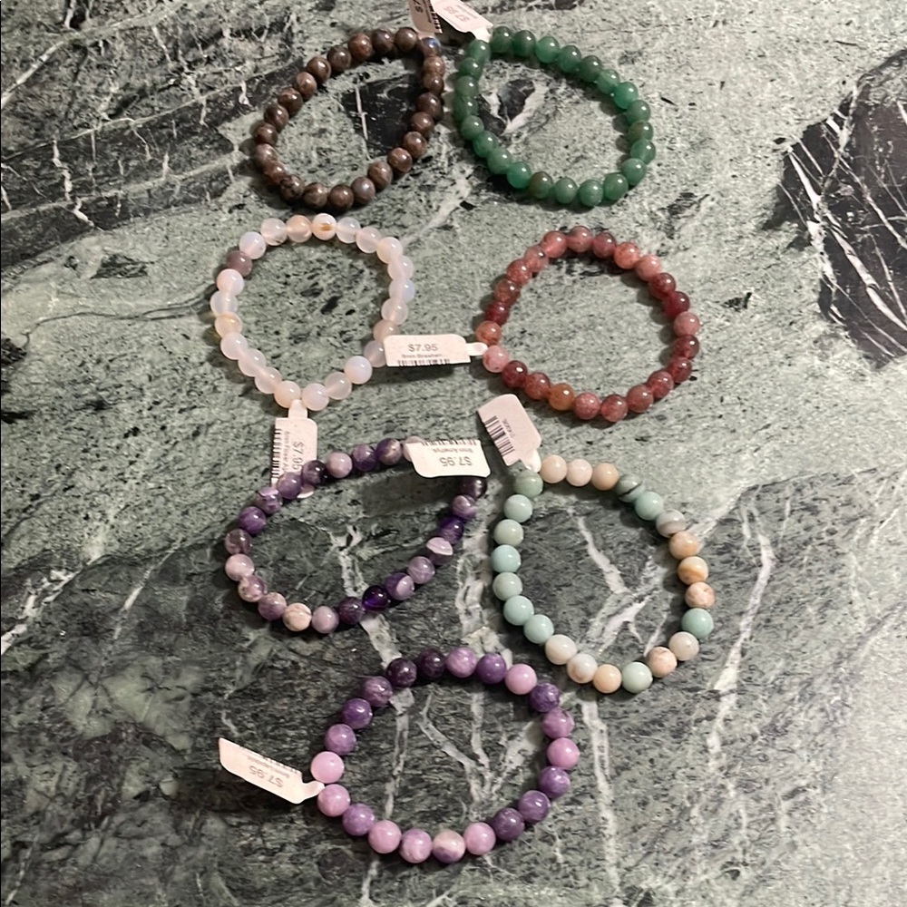 Elegant Multicolor Beaded Bracelet Set